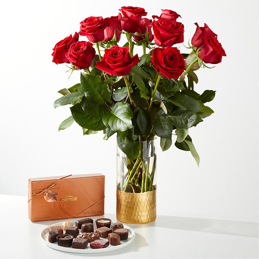 Classic Love Red Rose Bouquet –  Floreria Mexico, Huntington Park CA
