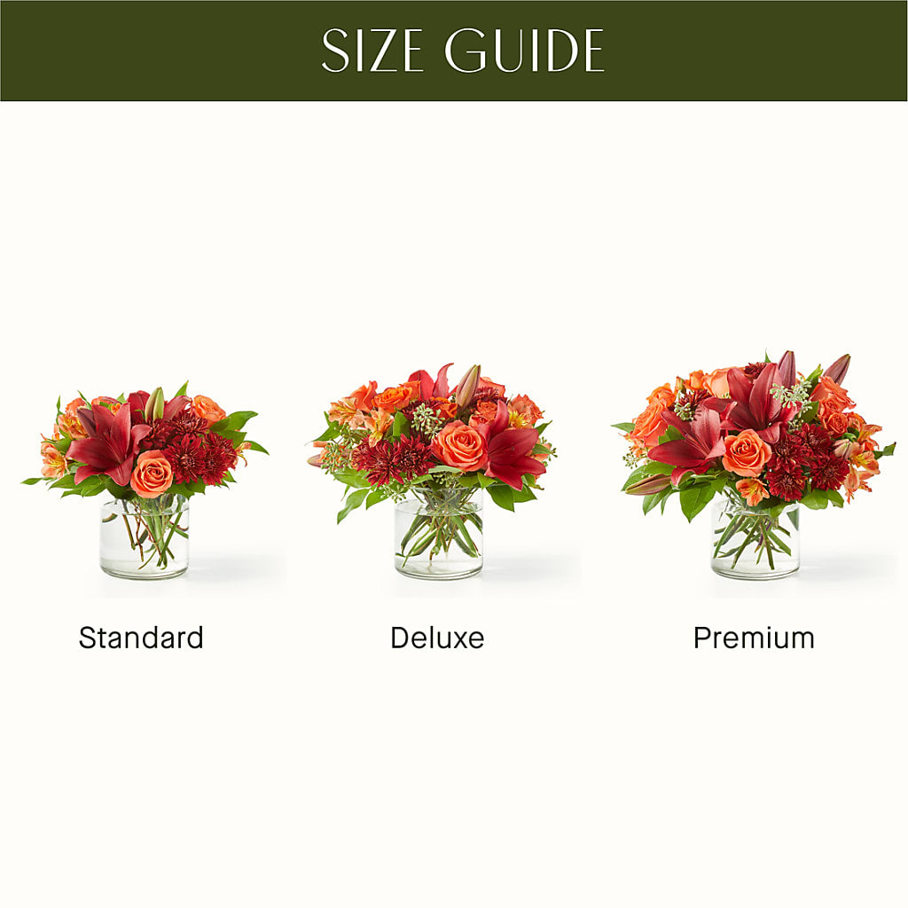 Crimson Leaves Bouquet –  Floreria Mexico, Huntington Park CA