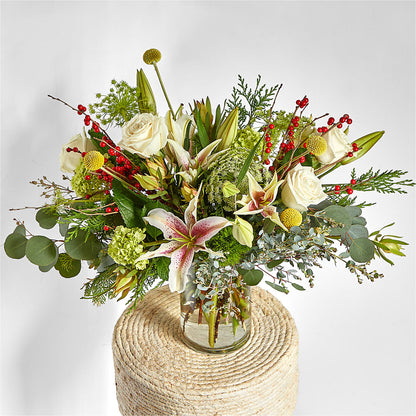 Berry & Bright Bouquet –  Floreria Mexico, Huntington Park CA