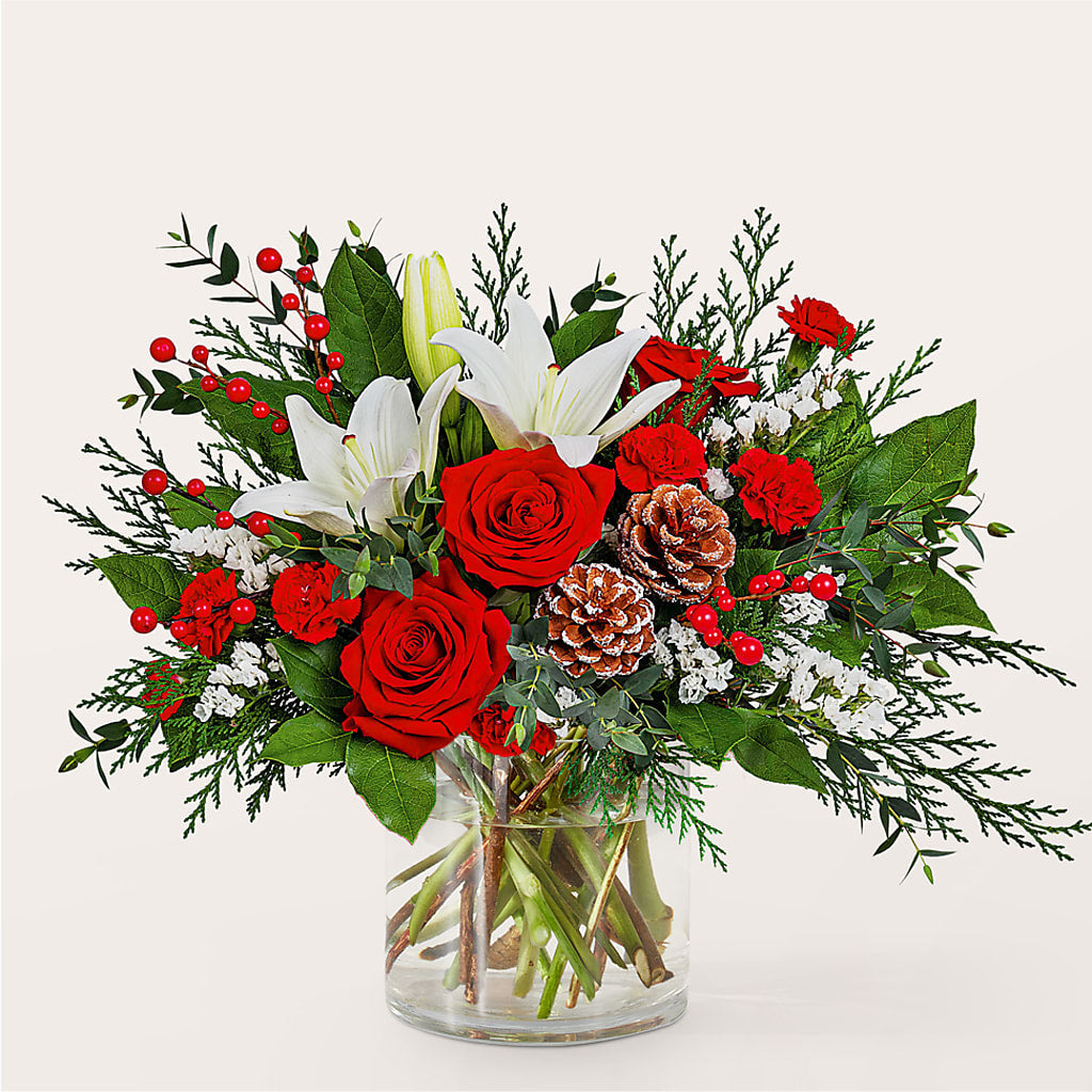 Best in Snow Bouquet –  Floreria Mexico, Huntington Park CA