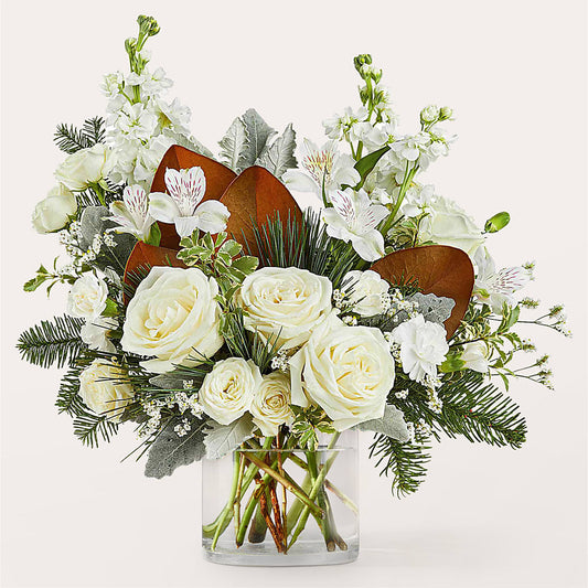Fresh Snowfall Bouquet –  Floreria Mexico, Huntington Park CA