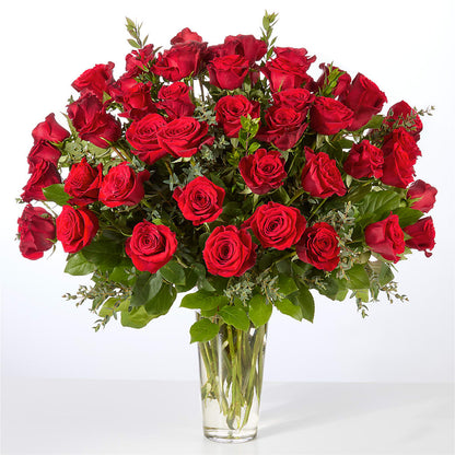 Forever Yours Fifty Stem Red Rose Bouquet –  Floreria Mexico, Huntington Park CA
