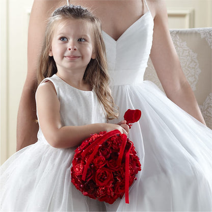 Pure at Heart Flower Girl Arrangement –  Floreria Mexico, Huntington Park CA